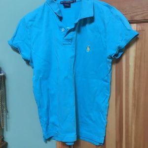 Blue polo sports shirt! SLIM FIT*